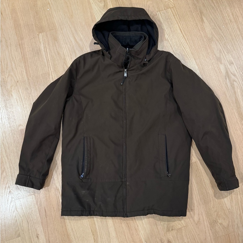 Weatherproof Men's Chocolate Raincoat